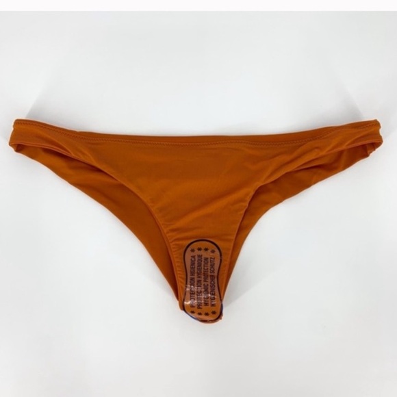 3/30 Zara rust Teeny cheeky bikini size Large new - Picture 4 of 5